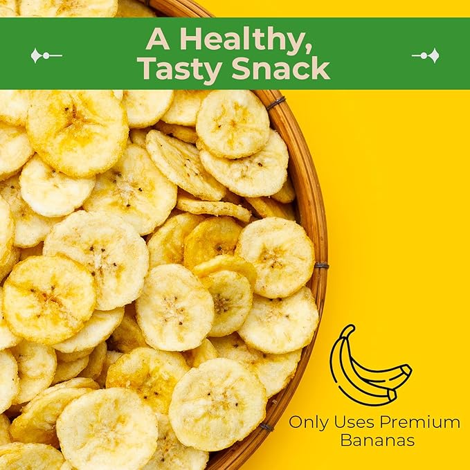Sincerely Nuts Dried Banana Chips Sweetened - Fresh Sweet Dried Bananas Made w/Ripe Fruit & Coconut Oil - Kosher, Vegan & Gluten Free Snack, 2lb Bag