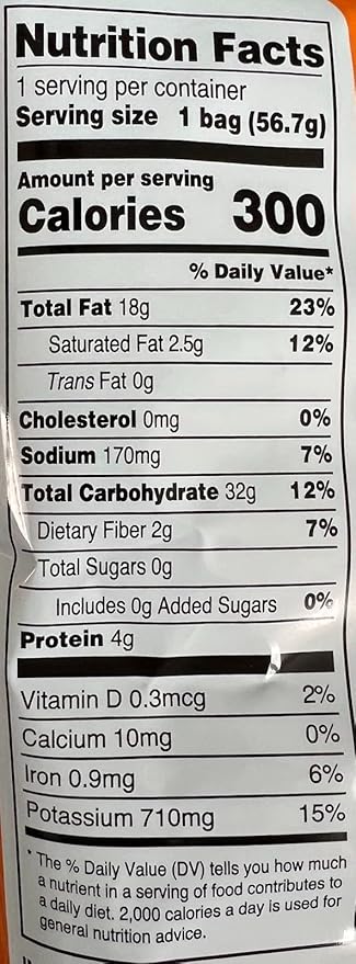 Zapps Potato Chips - Regular - 2 oz (Pack of 6) Total 12 Ounces