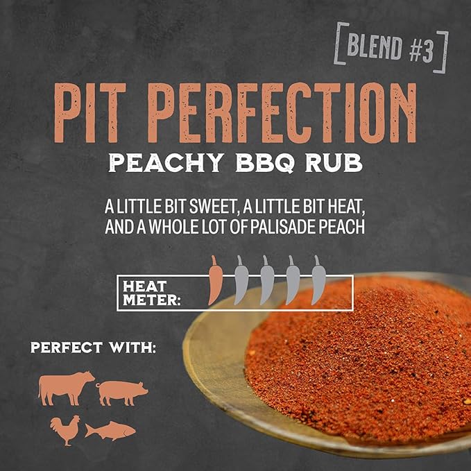 Spice Guru Pit Perfection BBQ Rub - Gifts for Men Who Cook, Gifts for Dad, Men Gifts, Dad Birthday Gift - Spices and Seasonings Sets - Steak Seasoning - Seasoning for Cooking and Grilling