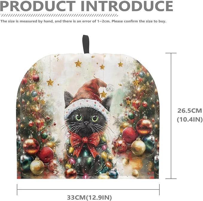 Cute Orange Cat Tea Cosy for Teapot Sunflower Pattern Customized Teapot Covers Cover with Handle Kitchen Kettle Dust Cover for Keeping Warm Machine Washable Tea Cosy Fabric Quilted Padding