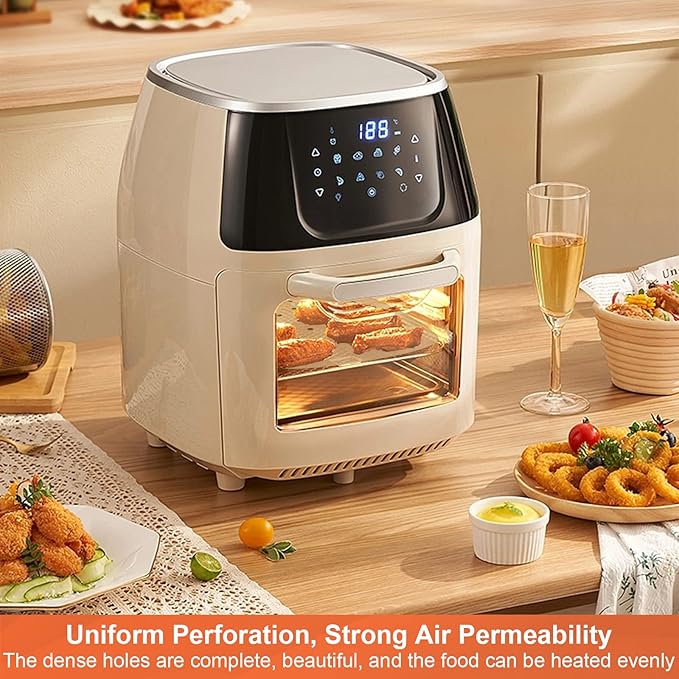 Air Fryer Liners Disposable Parchment Paper, Numola 100 Pcs Airfryer Sheets, 7 Inch White Non-stick Steamer Liner for Oven, Microwave, Bamboos Steaming Basket