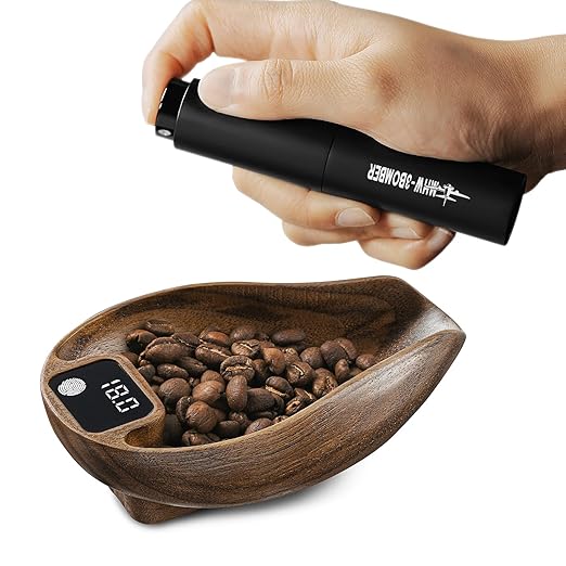 MHW-3BOMEBR Coffee Bean Scale and Spray Bottle Kit, Espresso Scale for Coffee Beans Weighting/Dosing, 0.3-200g, 0.1g Precision Mini Coffee Scale, Digital Kitchen Scale, Coffee?갩ea?갨pice, ES6561-OS