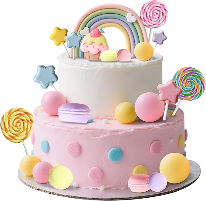 Candyland Cupcake Toppers Candy Cake Topper Sweet One Cake Topper