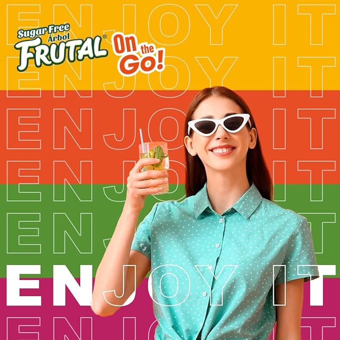 Frutal On-The-Go! | Powdered Drink Mix Pina Colada - Flavored Sugar Free! ??Single Serve On The Go! - Powder Sticks Packets (30 Count of Stick Packs)