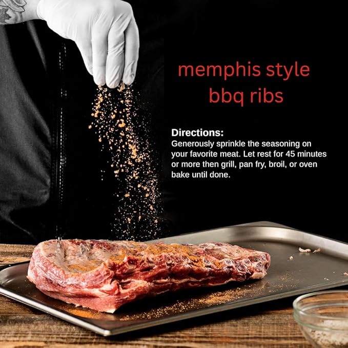 Jake?™s Famous Memphis Rub, BBQ Rub 4.5 Oz, Sugar Free, Gluten Free, Classic Southern Barbecue Seasoning for Chicken, Ribs, Pork, Beef, Seasoning Mix for Grilling Pack of 1