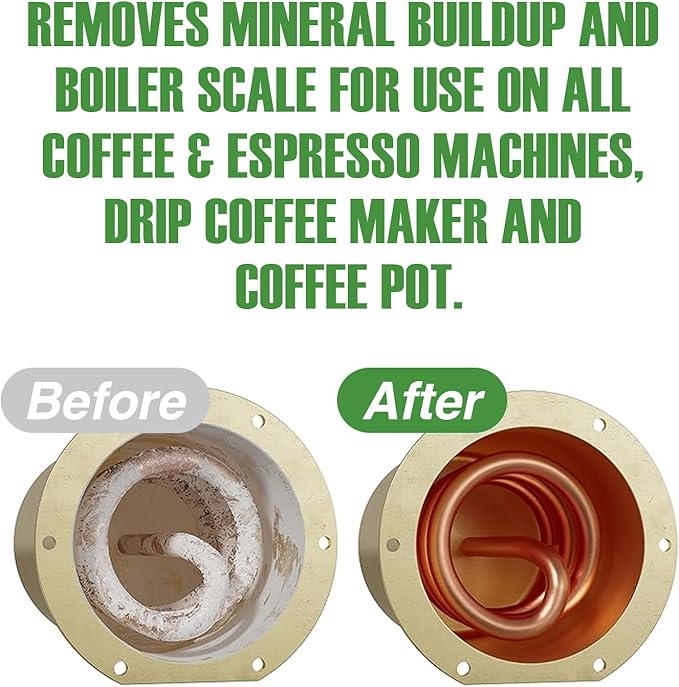 Coffee Maker Descaler, Universal Descaling Solution For Coffee Makers & Espresso Machines,Coffee Maker Cleaner And Descaler, Limescale Remover