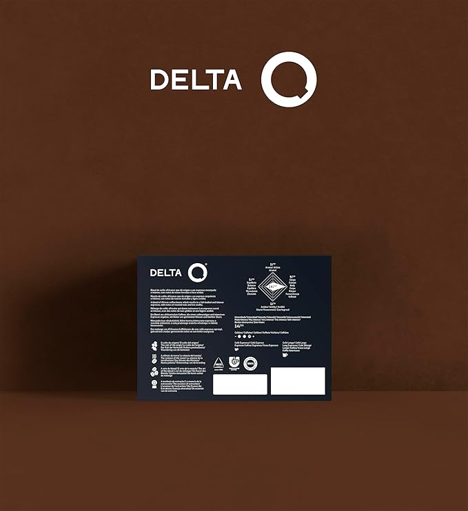Delta Q - EpiQ Espresso Pods for Delta Q machines, Intensity 14, Notes of Roasted Nuts, 40 Coffee Capsules
