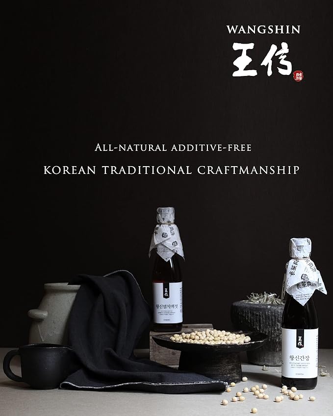 Wangshin Fish Sauce (10 fl oz/Aged 2 years) - Anchovy and Salt Fermented in a Korean Traditional Clay Pot