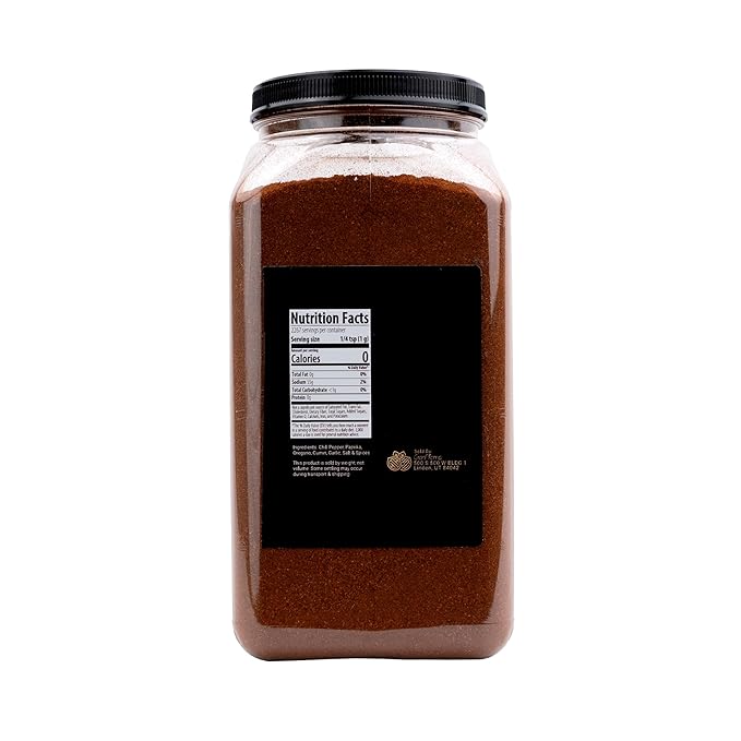 GranAroma Light Chili Powder, Chilis & Dry Rubs, Flavorful, Light Taste (5 Pound)