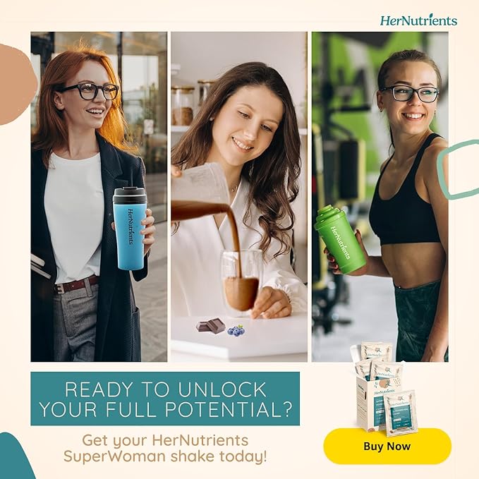 SuperFood Meal Replacement for Women - All-In-One Protein Powder with Greens & Vitamins & Collagen | Chocolate Protein Shake & Supplement Snack for Women's Health, Energy, Focus, Beauty, Mood, No Added Sugar (1 Sample Packet, Chocolate)