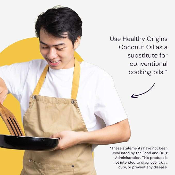 Healthy Origins Coconut Oil, Liquid (100% Virgin) - Virgin, Unrefined, Cold-Pressed Liquid Coconut Oil - 93% MCTs - Centrifuge Extracted Coconut Oil - 20 fl Oz