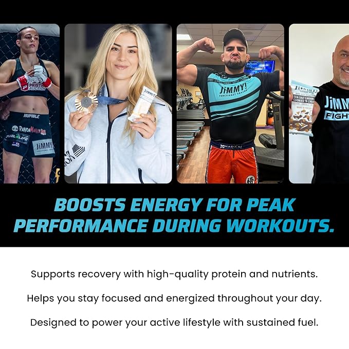 JiMMYBAR! Mint Cookies N Cream - 19g Protein Bars - 7g Low Sugar- 12 Count - 58g Health Bars - Functional Snack with Real Peanut Butter & Hand-Drizzled Chocolate Protein Bar