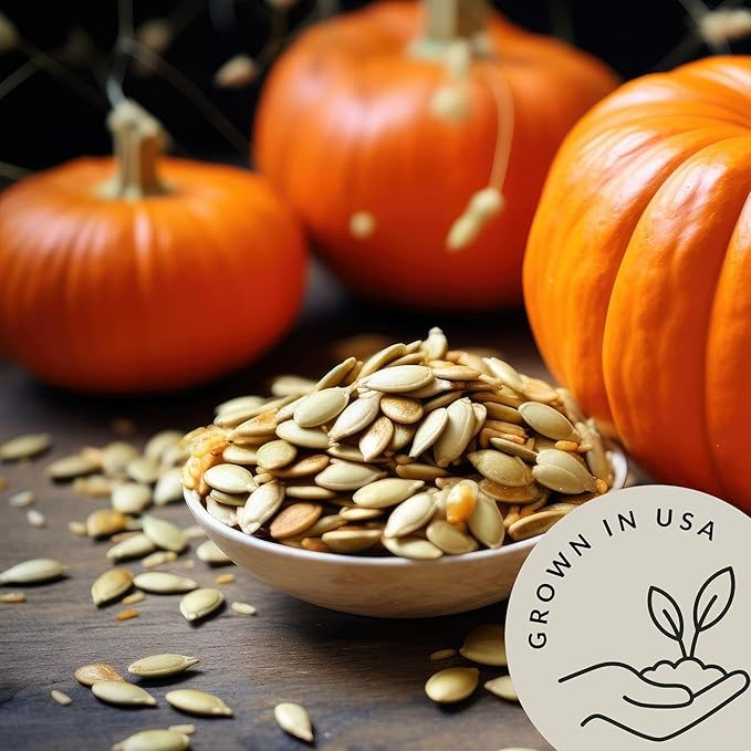 Organic Raw Pumpkin Seeds to Eat (4.8lb) - Bulk Whole Unsalted Pepitas with No Shell by Be Still Farms - Natural Snacks for Keto - High in Fiber | USDA Certified | Non-Gmo | Gluten Free | Vegan