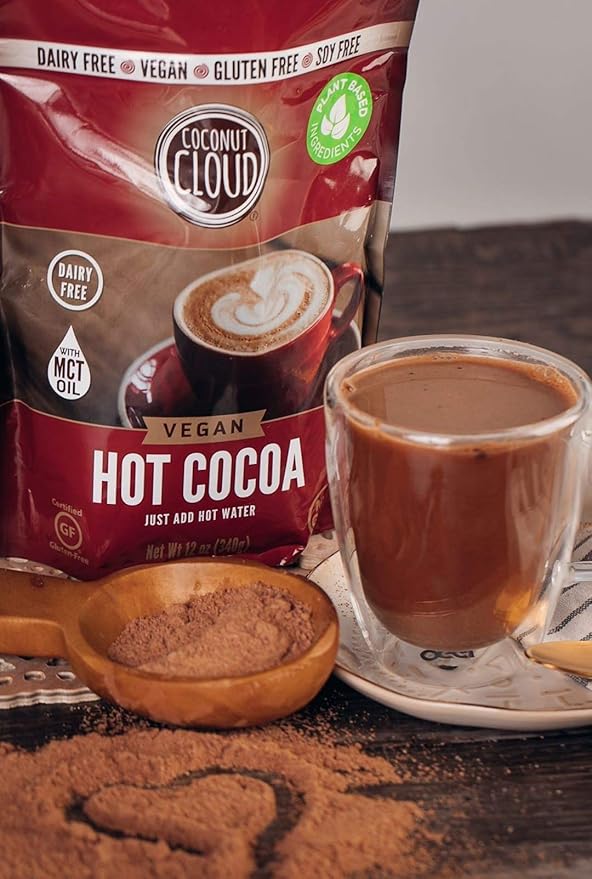 Coconut Cloud: Dairy-Free Instant Hot Cocoa Mix | Vegan, Natural, Delicious, Creamy Chocolate (Made in Colorado from Premium Coconut Milk Powder), Original 12 oz