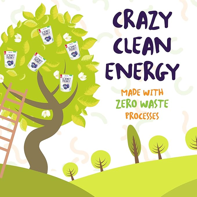 Looney Pruney Smalls Fruit Snacks | Naturally Sweet Bite-Sized Prunes | Organic Fruit Snack Packs For Kids & Adults | Vegan Food With No Added Sugar & Preservatives | Kosher | 9 oz. (Pack of 6)