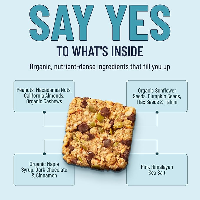 The YES Bar Peanut Butter Dark Chocolate ??Plant Based Protein, Decadent Snack Bar ??Vegan, Gluten Free, Dairy Free, Low Sugar, Healthy Snack, Breakfast, Low Carb, Keto Friendly (Pack of 6)