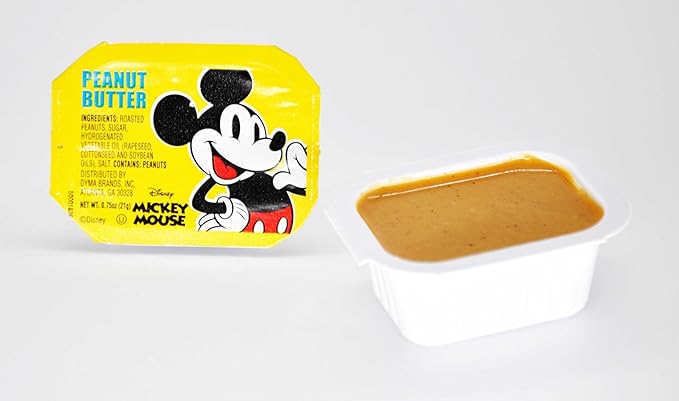 Disney Peanut Butter Cups - Featuring Mickey Mouse, Perfect for Children's Lunches and Meals, Easy Use - 100 Count, 0.75 oz