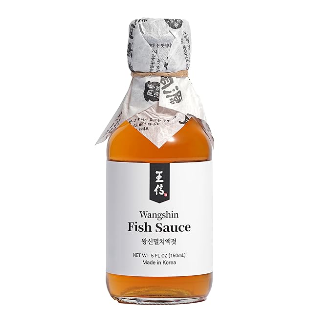 Wangshin Fish Sauce (5 fl oz/Aged 2 years) - Anchovy and Salt Fermented in a Korean Traditional Clay Pot