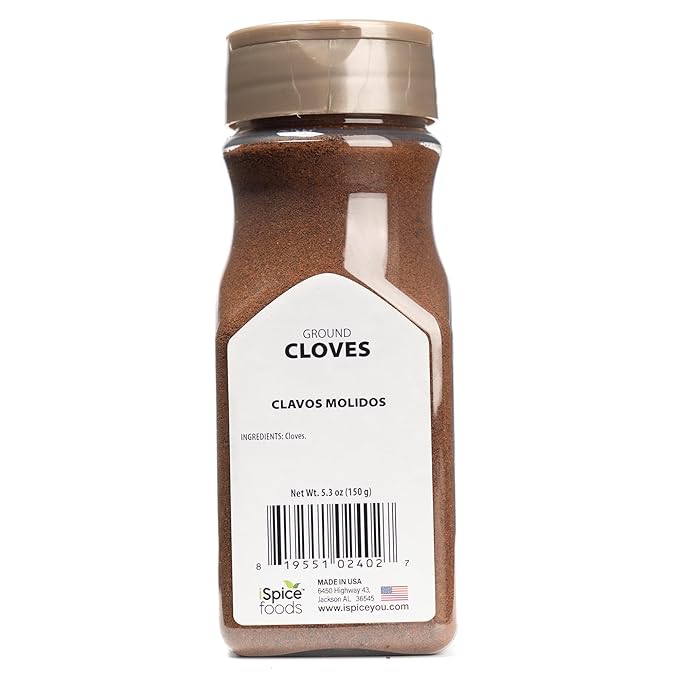 iSpice PREMIUM GROUND CLOVES | Pure and Fresh |Essential Kitchen Herbs |5.3oz (152g)