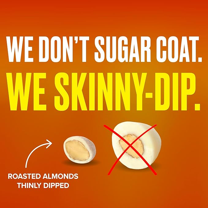 SkinnyDipped Maple Kiss Almonds, Healthy Snack, Plant Protein, Gluten Free, 3.5 oz Resealable Bags, Pack of 5, Seasonal Flavor