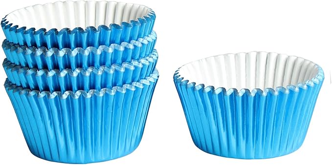 Blue-Foil Cupcake-Liners Paper-Baking-Cupcake,for different Parties, Weddings,Standard Sized(pack of 100ç«???,<div>