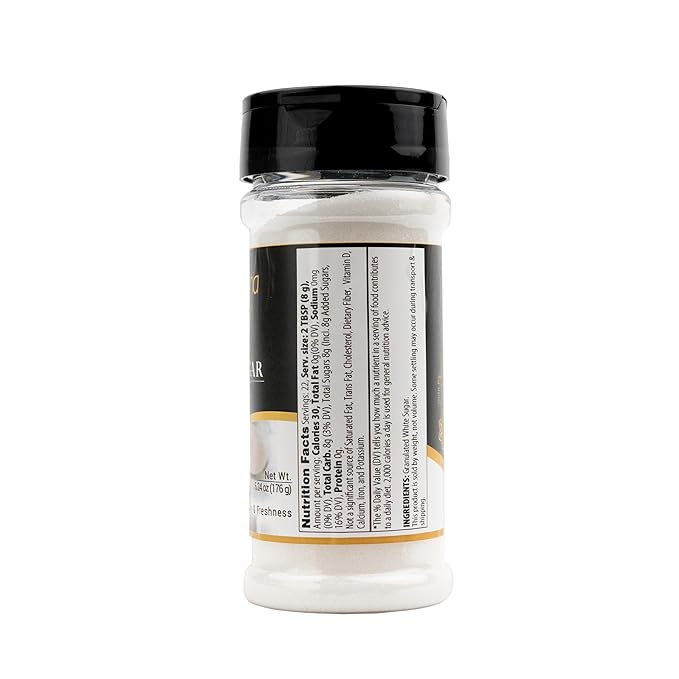 GranAroma White Table Sugar, Crystal Clear Sugar, Rich and Pure (6.24 Ounce)