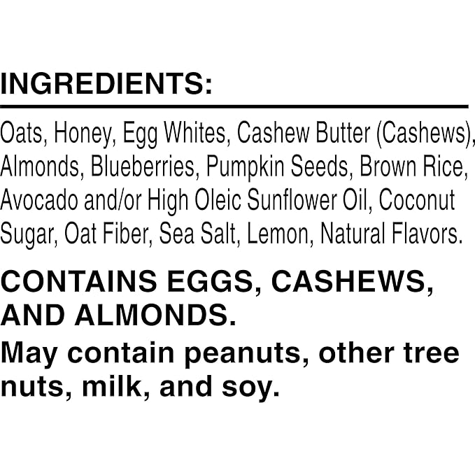 RXBAR Nut Butter and Oat Protein Bars, Protein Snacks, Snack Bars, Blueberry Cashew Butter, 23.2oz Box (12 Bars)