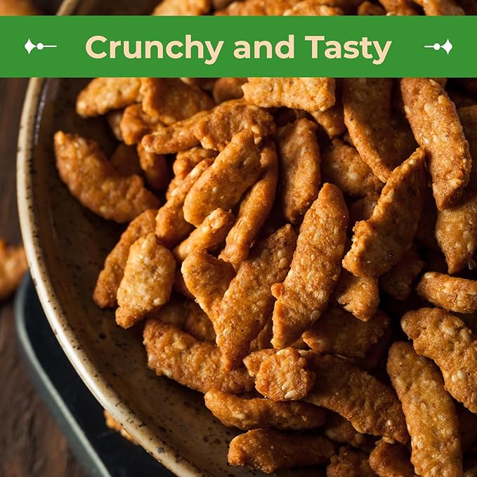 Sincerely Nuts Gourmet Salted Sesame Sticks Snacks, 3lb - Kosher Certified - Crunchy Toasted Sesame Seed Crackers for Trail Mix & Soup