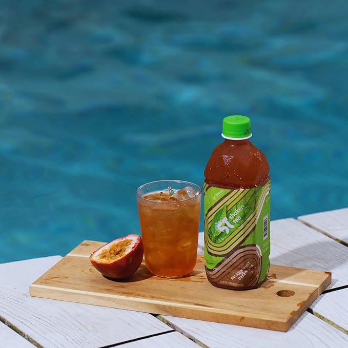 Shaken Passionfruit Green Tea (12 Pack) – Premium Ready-to-Drink Asian Iced Tea – Real Leaf Brewed – Non-GMO Certified – Refreshing Fruit Flavor – 16.9 Fl Oz Bottles