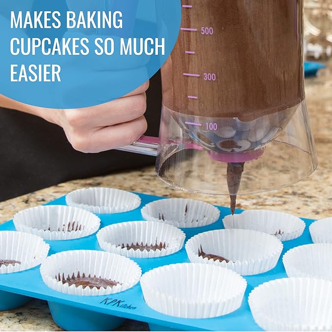 White Cupcake Liners Standard Size - 300-Pack Paper Baking Cups - Fits Perfectly Any Muffin Baking Pan - Muffin liners for Cupcakes, Muffins, & Egg Muffins - Greaseproof Cupcake Papers Wrappers