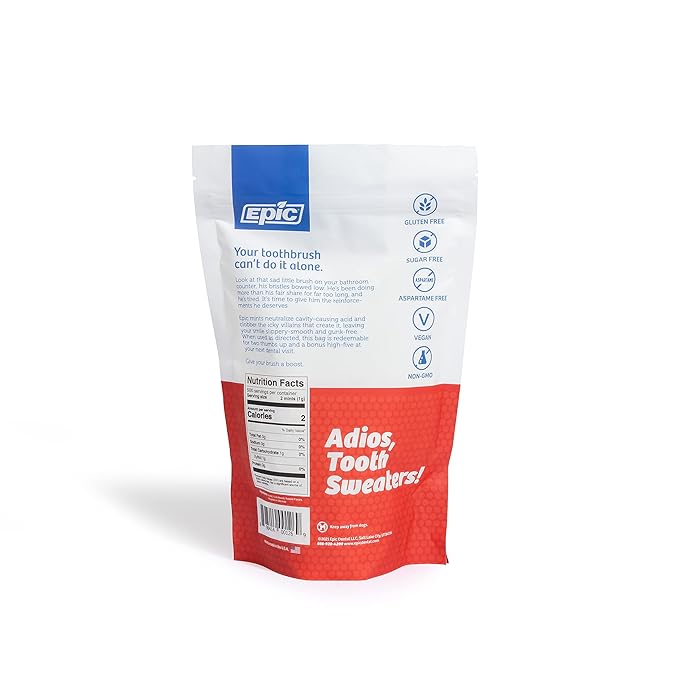 Epic 100% Xylitol Mints - Aspartame Free, Sugar Free - Cinnamon Flavored Mints, 1000 Pieces (Pack of 1)