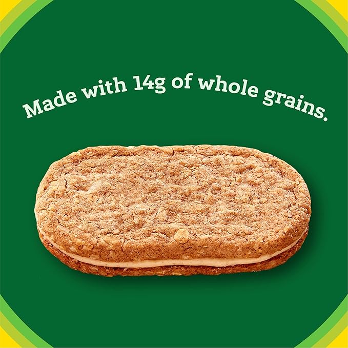Nature Valley Biscuit Sandwiches, Almond Butter, 5 ct, 6.75 OZ (Pack of 12)