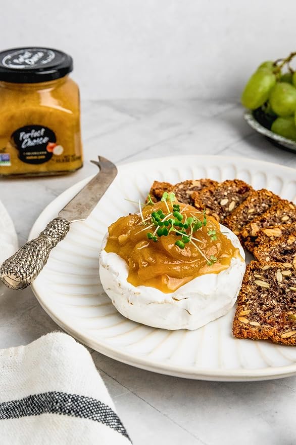 Perfect Choice Variety Pack with Delicious Artichoke Bruschetta, Green Asparagus Bruschetta & Caramelized Onion - Ready-to-eat Spread Ideal for Burgers, Sandwiches, Meats And More - Pack of 3