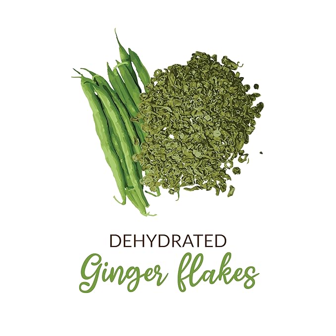 SHROOTS Dehydrated Chopped Green Beans Flakes Pure Vegetarian Gluten-Free No Added Salt Easy Cooking Machine Dry French Bean with Natural Aroma Perfect for Salads or Everyday Meals 1.76 oz, Pack of 1
