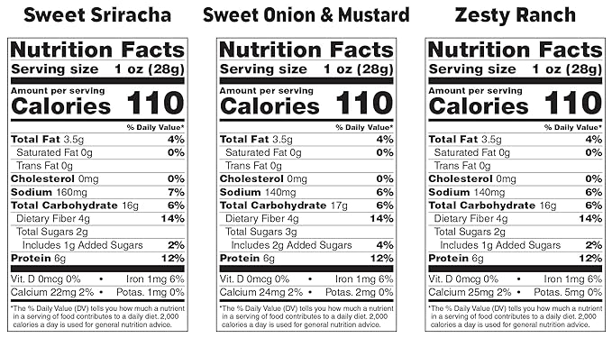Enlightened Bada Bean Bada Boom - Plant-Based Protein, Gluten Free, Vegan, Crunchy Roasted Broad (Fava) Bean Snacks, 100 Calories per Serving, Saucy Box, 1 Oz (Pack of 24)
