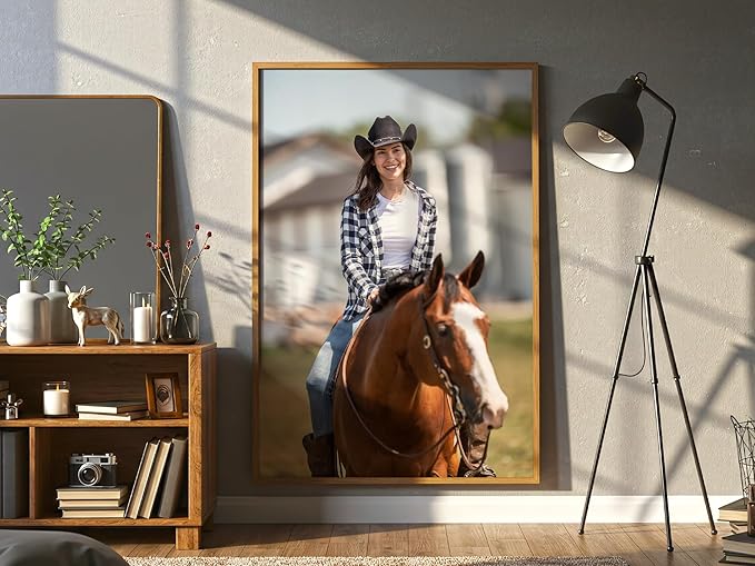 Custom Portrait Poster Print ??Personalized Photo or Artwork on Premium Paper ??High-Resolution Wall Art Gift for Family, Pets, or Couples ??Ships from USA (Unframed)