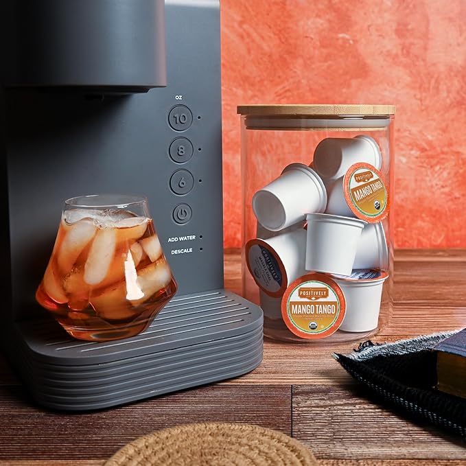 Organic Positively Tea Company, Mango Tango Black Tea, K-Cup Compatible, 24 Pods