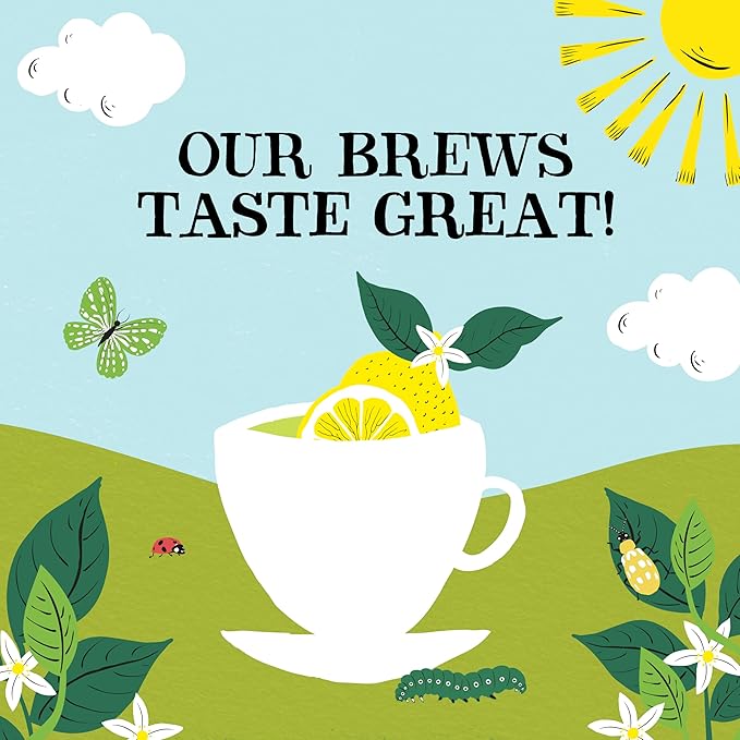 Clipper Tea Green Tea & Lemon Teabags ??USDA Organic, Great Hot or Iced ??Bright, Zippy, Natural, Fair & Delicious ??50 Tea Bags