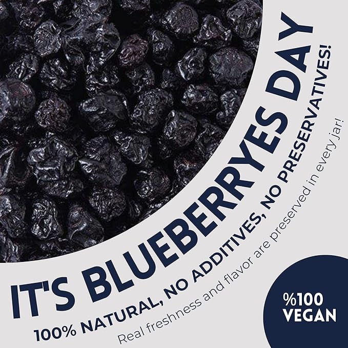HASANZADE Dried Blueberries Healthy Snacks for Adults and Kids Dried Fruit Vegan Gluten Free Snacks (18,2 Oz)