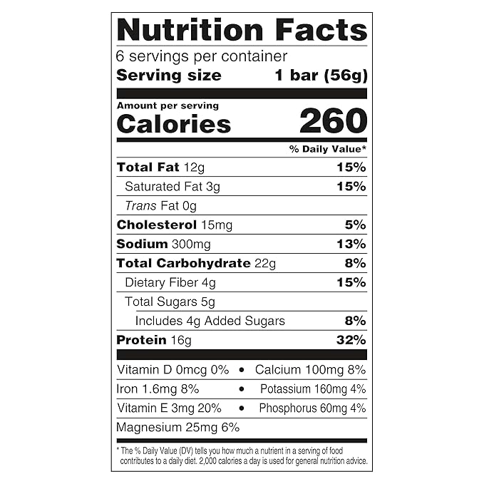 CLIF BUILDERS Protein Bars - Crispy Almond Salted Caramel - Reduced Sugar - Gluten Free - 16g Protein - No Artificial Sweeteners - 1.97 oz. (6 Pack)