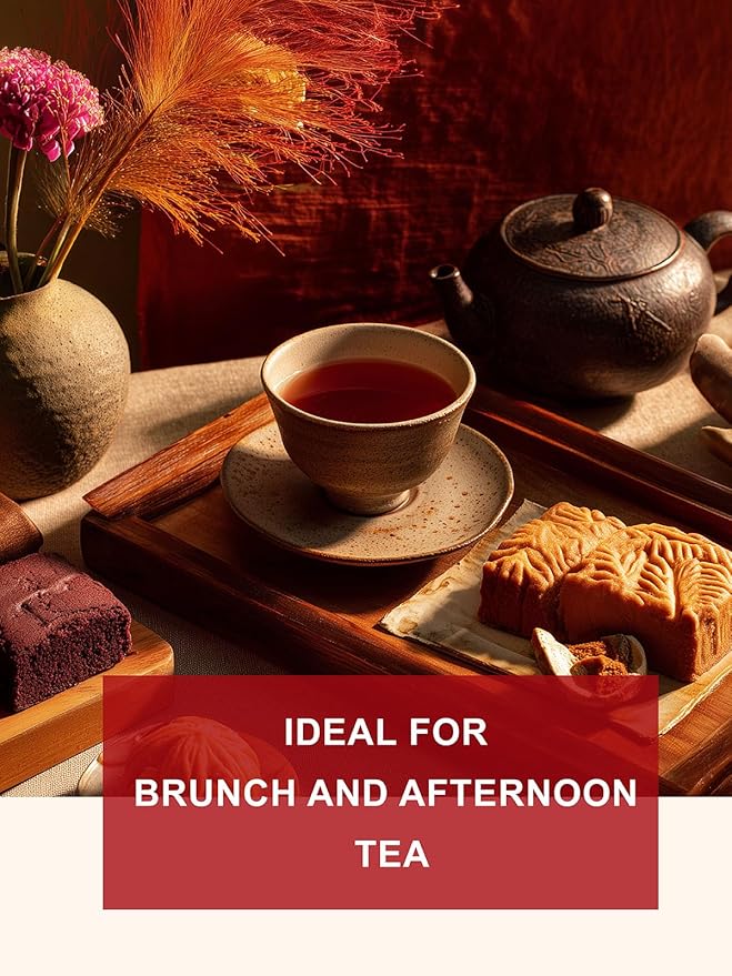 TeeLux Pu-erh Tea Bags, Emperor Puerh Tea, Fermented Yunnan Dark Tea, Smooth & Mellow Flavor, 100 Count