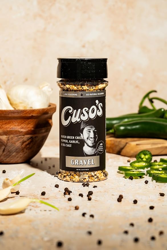 Cuso Cuts Gravel BBQ Rub - All-Purpose Rub - Spices for Steaks, Meat, & Veggies - Perfect for Burgers, Chicken, Pork, Beef, Ribs, and Pork Chops - Steak Seasoning for Grilling - 1 Count