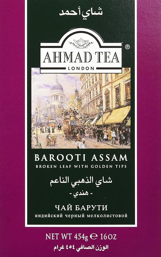 Ahmad Tea Barooti Assam Tea Loose Leaf, 16 Ounce