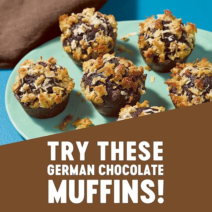 Krusteaz Muffin Mix, Double Chocolate Muffin Mix, Made with Real Chocolate Chips & No Artificial Flavors, Colors or Preservatives, 20 Ounce Box (Pack of 12)