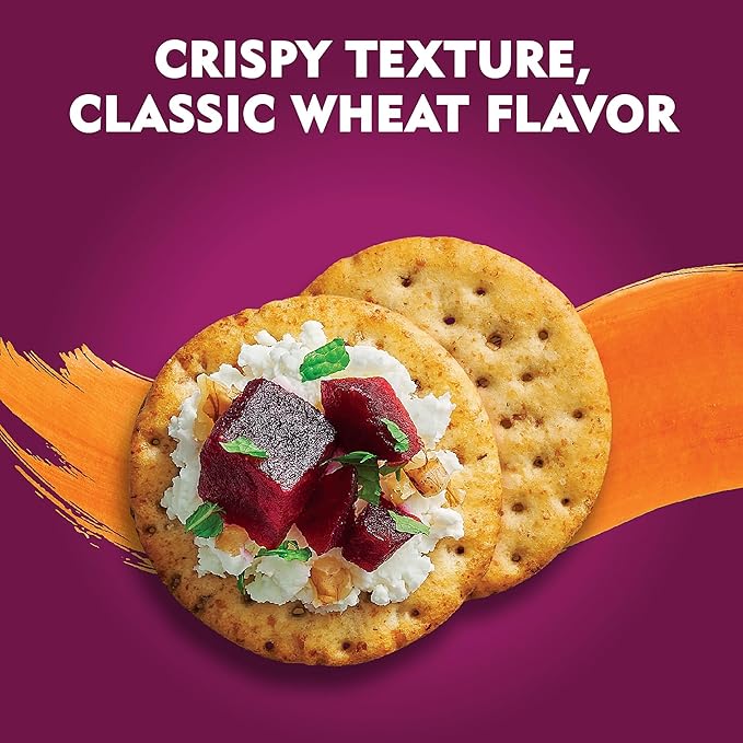 Toasteds Crackers, Party Snacks, Lunch Snacks, Harvest Wheat (6 Boxes)