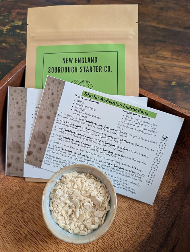 Dehydrated Sourdough Starter Culture | New England Sourdough Starter Co. | 6 Easy Steps to Your Own Established Starter In As Soon As 3 days! | Wicked Strong & Healthy Starter