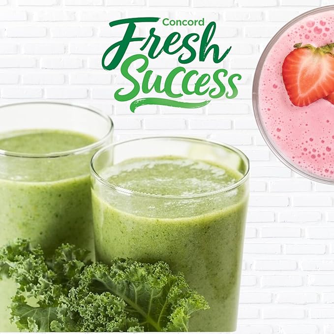 Concord Foods, 3 Breakfast Fruit Smoothie Mix Flavors: 6 Chocolate Banana 2 Oz Pouches, 6 Banana 2 Oz Pouches, 6 Strawberry 2 Oz Pouches