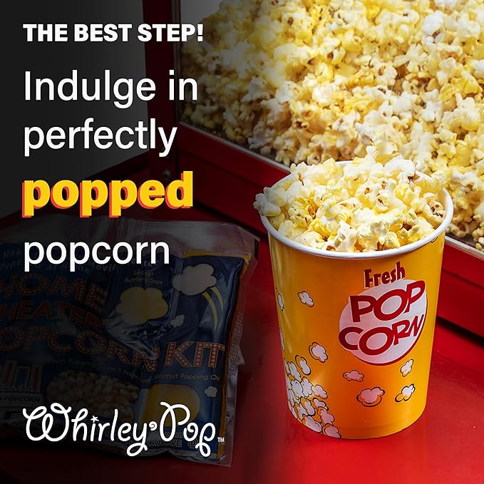 Wabash Valley Farms Lightly Salted Popcorn Kit-Popcorn Kernels for Popcorn Machine, All in One Popcorn Kernels, Popcorn Kit 5 Pack