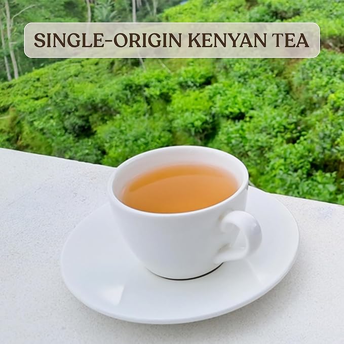 Akina Single-Origin Pineapple Black Tea Bags | 100% Naturally Fruit Tea Flavored, Kenyan Origin, Gourmet, Tropical (25 String & Tag Bags, 50g)