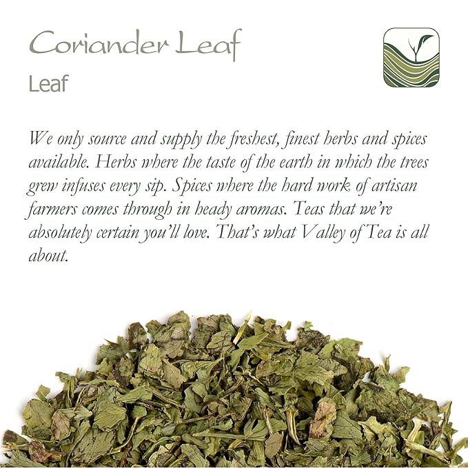 Coriander Leaves Dried Organic Quality - Dried Organic Cilantro Leaves Culantro Leaves Clinatro Celantro Corriander Leaf Cilantro Coriander Silantro Coriande Dried Leaf Corriander Colantro
